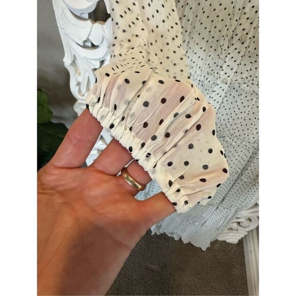 By Anthropologie Long-Sleeve Smocked Tiered Maxi Dress - Picture 10 of 11